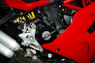 Fototapeta premium Motorrad Technik Details