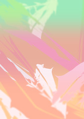 Obraz na płótnie Canvas Pastel shades abstraction poster
