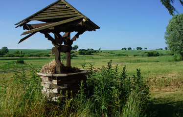 Abandoned well in the village