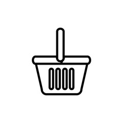 Shopping basket icon