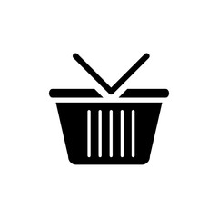 basket case illustration icon design template
