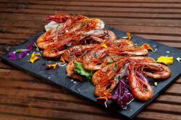 Shrimp grilled prawns