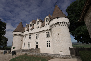 Fototapeta na wymiar dordogne chateau montbazillac