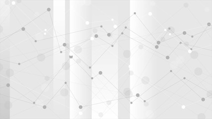 Grey abstract technology graph background