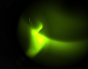 Shiny neon geometric waves template