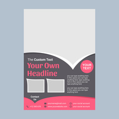 flyer design template