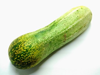 A picture of cucumber on a white background