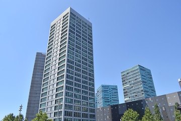 Edificios modernos en Barcelona Espa&ntilde;a