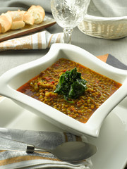  Guiso de Lentejas con chorizo, patatas y verduras