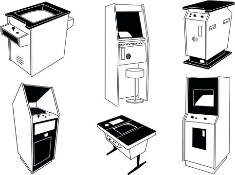 Arcade Machine Cabinet Nintendo