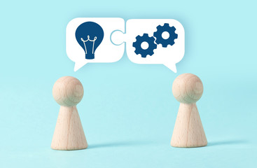 Speech Bubble Gear and Idea