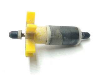 A picture of water pump part on a white background