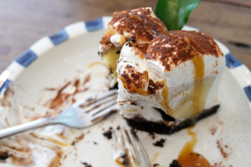 Vanilla and wipping cream cake