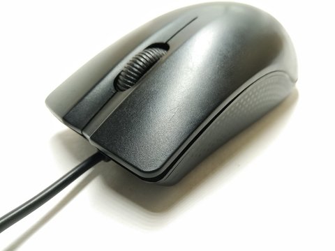 A picture of computer mouse isolated on a white background