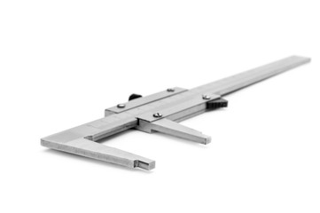 Vernier caliper on a white background.