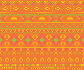 American indian pattern tribal ethnic motifs geometric vector background.