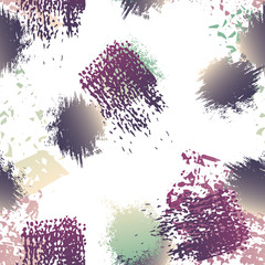 Splatter Brush Stroke Surface. Watercolor Endless 