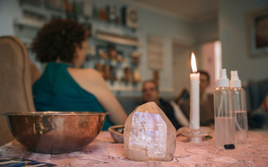 Holistic therapist and Motivational speaker encouraging client to do personal challenges in healthy eating fitness meditation and lifestyle in Coaching Work