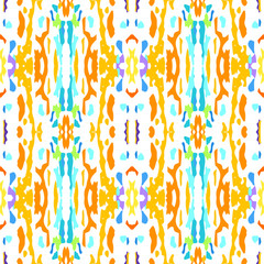 ikat seamless geometric pattern shibori surface