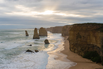Twelve Apostles on the Great Ocean Road in Australia