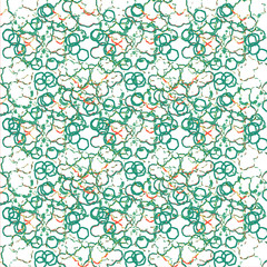 MOTIF ALGUES VERTE  ABSTRAIT DECORATION PAPIER PEINT DESIGN TEXTIL PATTERN 