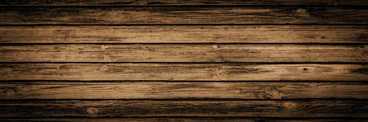 alte dunkle rustikale Holztextur - Holz Hintergrund Panorama Banner lang