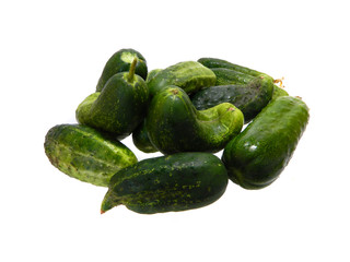 cucumber isolated on white background