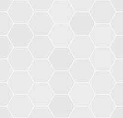 Seamless abstract background. Gray hexagons. Vector illustration.