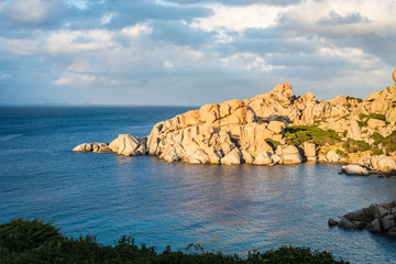 Cala Spinosa beach in Sardinia, Italy.