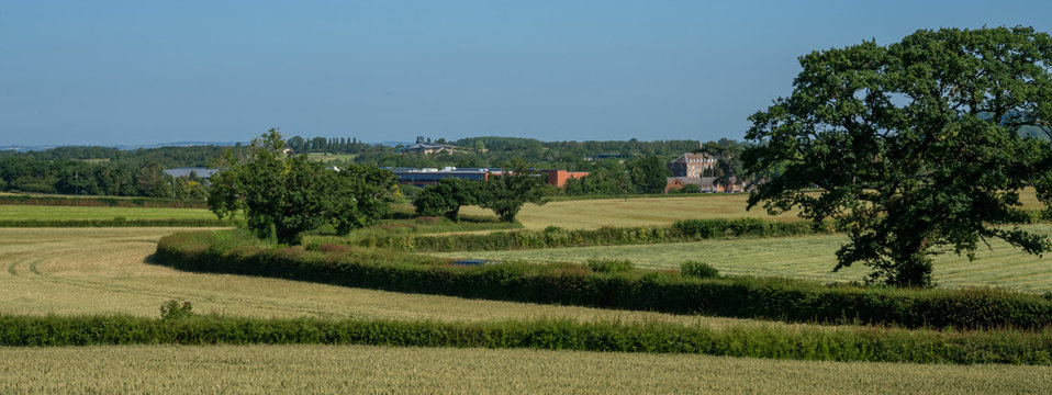 View Of The Renishaw New Mills Complex From Kingswood, Gloucestershire, United Kingdom