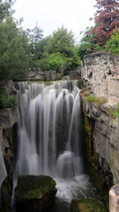 Fototapeta na wymiar Wasserfall Schleier