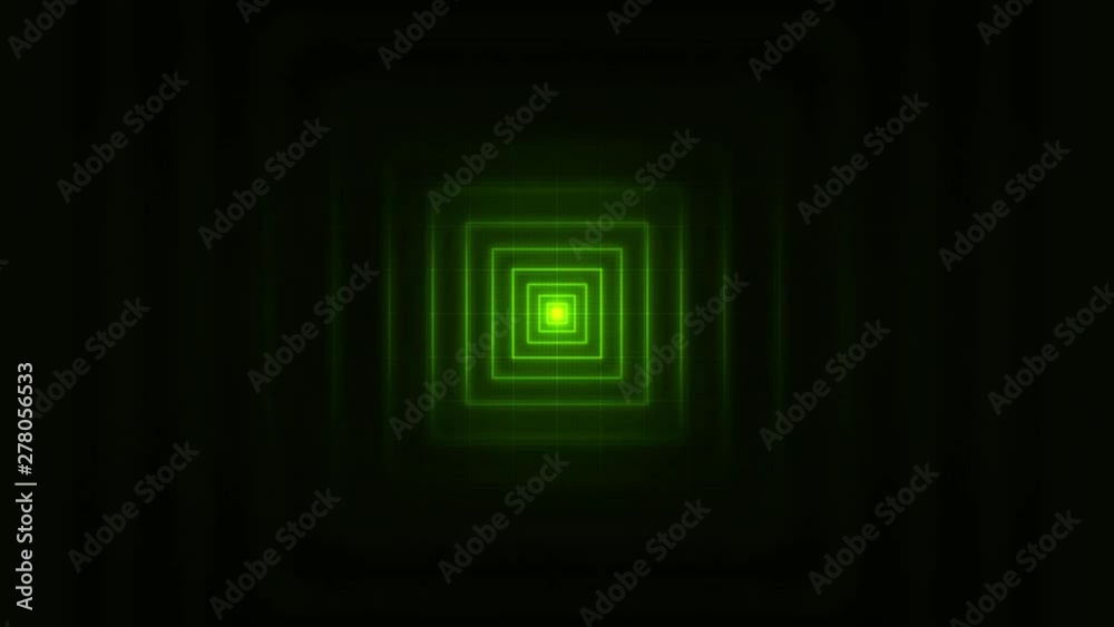 Poster Abstract Minimal Square Strokes Seamless Loop/ 4k animation of an abstract background with circle strokes signal seamless looping