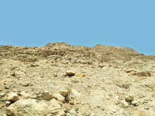 Fototapeta na wymiar Negev desert landscape with hills and mountains