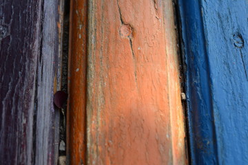 old wooden door