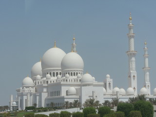 Fototapeta na wymiar Mesquita Sheik Zayed - Abu Dhabi