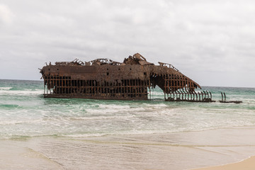 shipwrech in Boa Vista Cape Verde