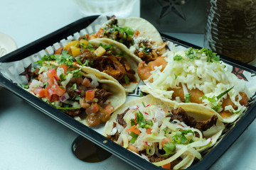 Tacos on a plate