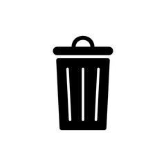 Trash icon symbol simple design