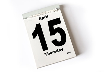 15. April 2021
