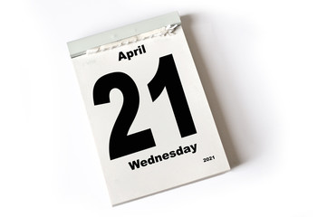 21. April 2021