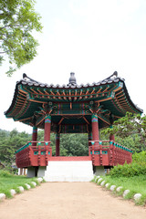 Hahoe Village is a famous traditional village in Korea.