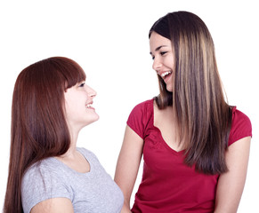 teenage girl playing friendship