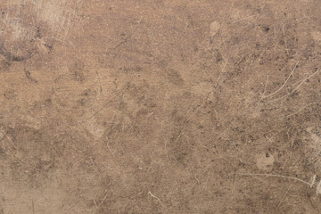 Frame filled with textured old dirty scratched grunge wood.