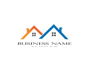 Real Estate , Property and Construction Logo design for business corporate sign . Vector Logo .