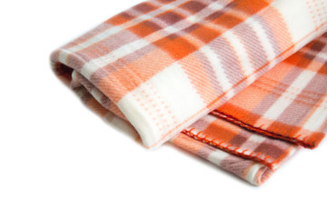 Plaid on a white background.