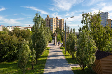 Fototapeta premium Omsk, Russia - june, 17 2019