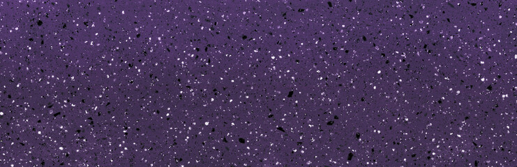 Purple artificial stone sparkle texture for background. Panorama.