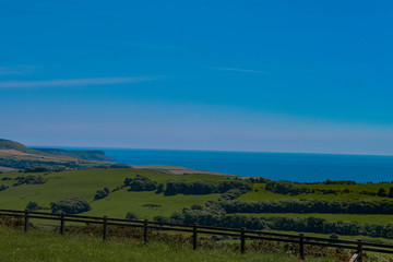 Paysage et mer du  Royaumes-Unis