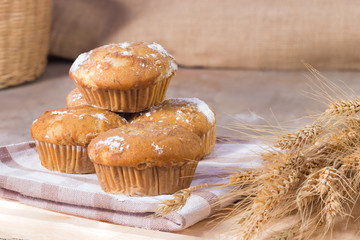 Banana cupcake