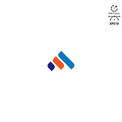 financial logo design minimalist concept